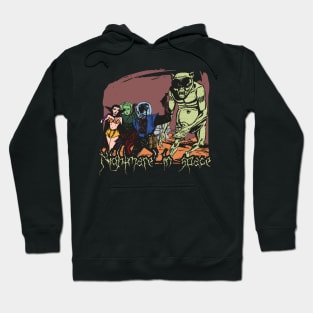 70S Horror Nightmare In Space Hoodie